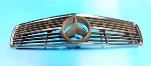 72-89 MERCEDES SL560 CONVERTIBLE FRONT UPPER RADIATOR GRILLE GRILL CHROME OEM - Picture 1 of 10