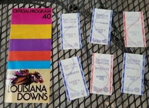 1979 Louisiana Downs Official Program -  Bossier City Horse Race Track + Tickets - Bild 1 von 11