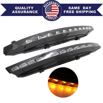 Indicador de señal de giro para parachoques delantero izquierdo y derecho 2 piezas para AUDI Q7 2010 11-2015 Foto 1 de 4