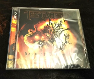 Testament - Days Of Darkness - CD X 2 (2004) *STILL SEALED* Hard Rock Metal Foto 1 de 2