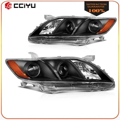 Headlight Assembly For 2007-2009 Toyota Camry LE SE CE S XLE SE 2.4L 3.5L Pair - Image 1 of 4