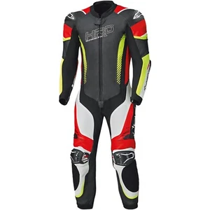 Men's Motorcycle Leather Suit 60 - Held Brands Hatch - Black-White-Red - Picture 1 of 4
