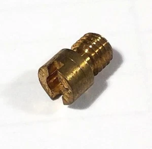 GENUINE MIKUNI CARBURETOR N102/221 SMALL ROUND MAIN JET #140 - Imagen 1 de 4