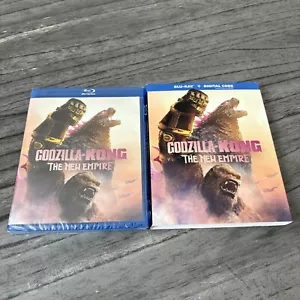 Godzilla X Kong: the New Empire (Blu-ray & Digital, 2024) New Sealed Slip Cover - Foto 1 di 3
