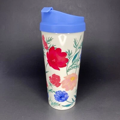 Vaso Kate Spade 20 oz flor aislada Travel To Go taza Nueva York floral Foto 1 de 4