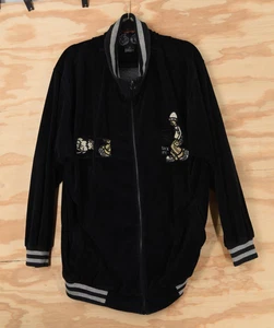 Vintage Underdawg Velour RARO!! Giacca da pista full zip uomo media - Foto 1 di 11