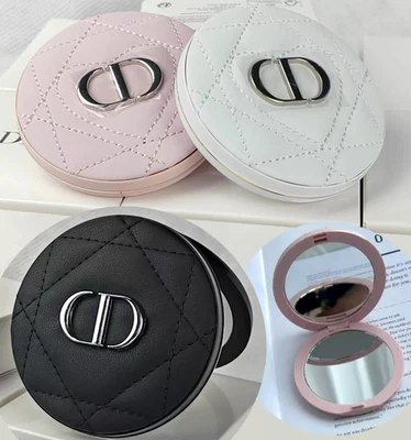 BRANDED Dior Compact Mirror Beauty Makeup VIP Ladies Gift New in Box Pink White & Black