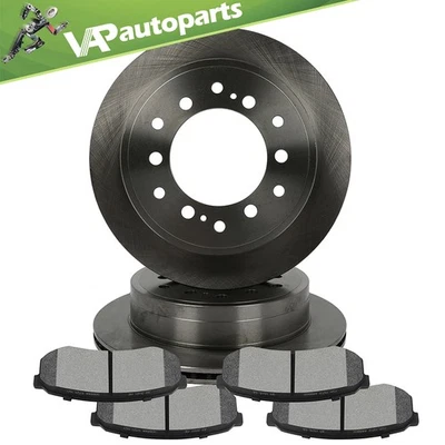 Rear Ceramic Brake Pads and Rotors Discs For LEXUS GX460 2010 - 2019 2020 2021 - Image 1 of 4