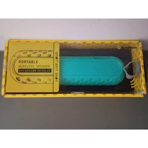 Sound Bound Excursion Revolve Circle Dotted Aqua Blue Wireless Bluetooth Speaker - Picture 1 of 9