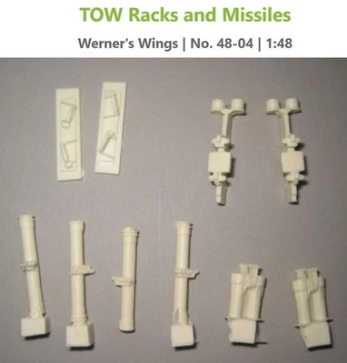 Tow Racks and Missiles for Helicopters by Werner's Wings | No. 48-04 | 1:48 - Image 1 of 3