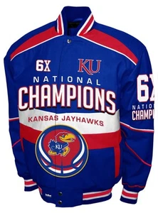 Kansas Jayhawks Franchise Club Commemorative Twill Jacket - Picture 1 of 3