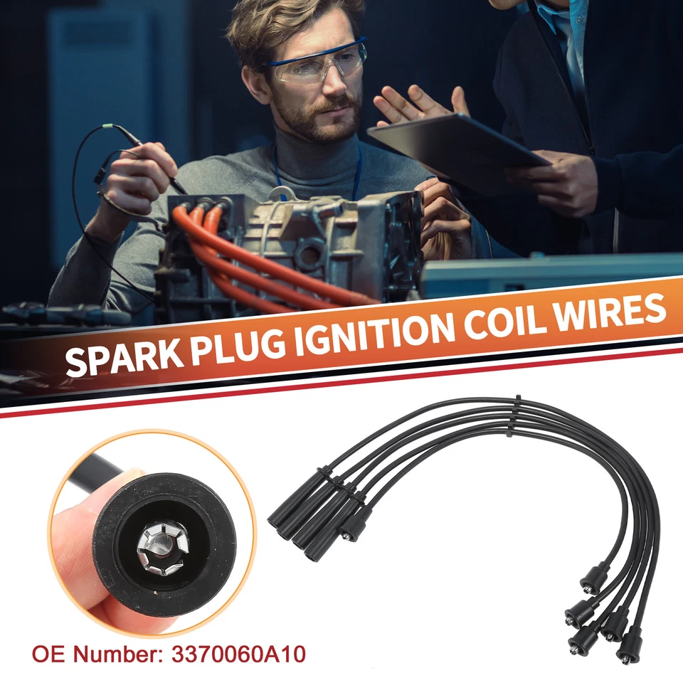 Cable de bobina de encendido de cable de bujía de 5 piezas No.3370060A10 para Suzuki Vitara Cabrio - Imagen 1 de 4