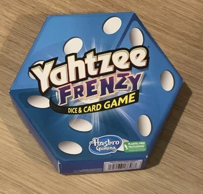 **NEW OPEN BOX** Yahtzee Frenzy Dice & Card Game Fast-Paced Fun Hasbro Gaming - Image 1 of 4