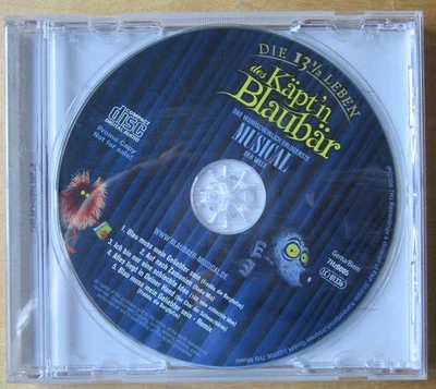 CD: Die 13 1/2 Leben des Käpt'n Blaubär MUSICAL | gebraucht | promo copy - Bild 1 von 2