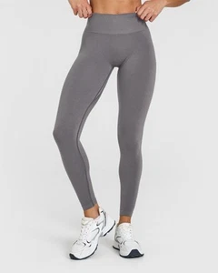 Oner Active Effortless Seamless Leggings Ash Grey Women’s Large Regular - NEW - Picture 1 of 13