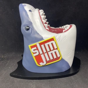 Slim Jim Shark Head Wall Mount Display Advertising Gas Station Promotional Jaws - Picture 1 of 6