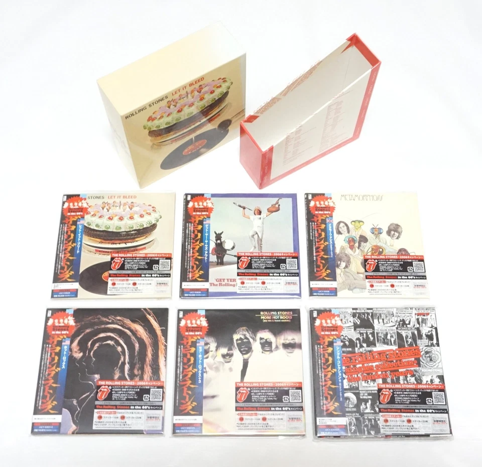 The Rolling Stones - Mini LP CD 6 Titles Set + Let It Bleed Promo Box Obi Japan - Image 1 of 4