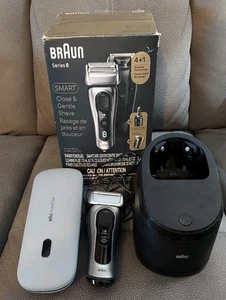 Maquinilla de afeitar eléctrica Braun Series 8 8577cc, SmartCare 4 en 1, PowerCase - Imagen 1 de 19