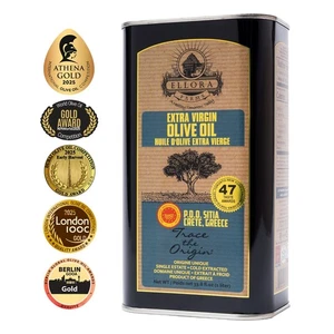 Single Estate SITIA, Greek Extra Virgin Olive Oil, Kosher, Traceable, 34oz (1Lt) - Picture 1 of 13