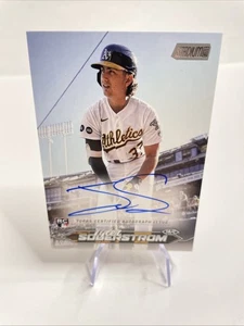 Tyler Soderstrom 2024 Topps Stadium Club Rookie Auto On Card A’s SCBA-TS RC - Imagen 1 de 2