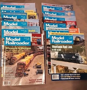 12 Issues Of Model Railroader Magazine. Full Set Of Year 1995. - Picture 1 of 5