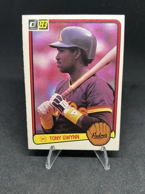 Tony Gwynn 1983 Donruss #598 Novato San Diego Padres Salón de la fama RC Foto 1 de 2
