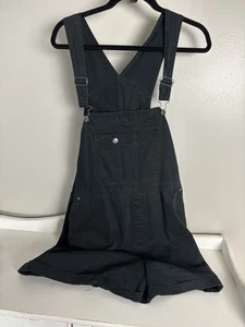 Cherokee Black Denim Overalls Size 24 - Picture 1 of 3