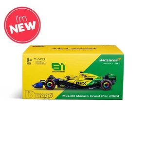 McLaren F1 Team MCL38 Senna Livery #81 F1 Monaco GP 2024 Oscar Piastri - 1:43 - Picture 1 of 5