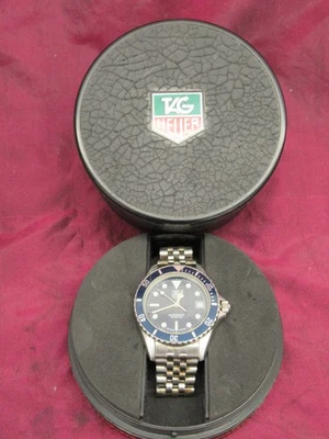Reloj Suizo TAG HEUER Hombre Profesional 200 Metros Azul/Ino inoxidable 980-613B Foto 1 de 4