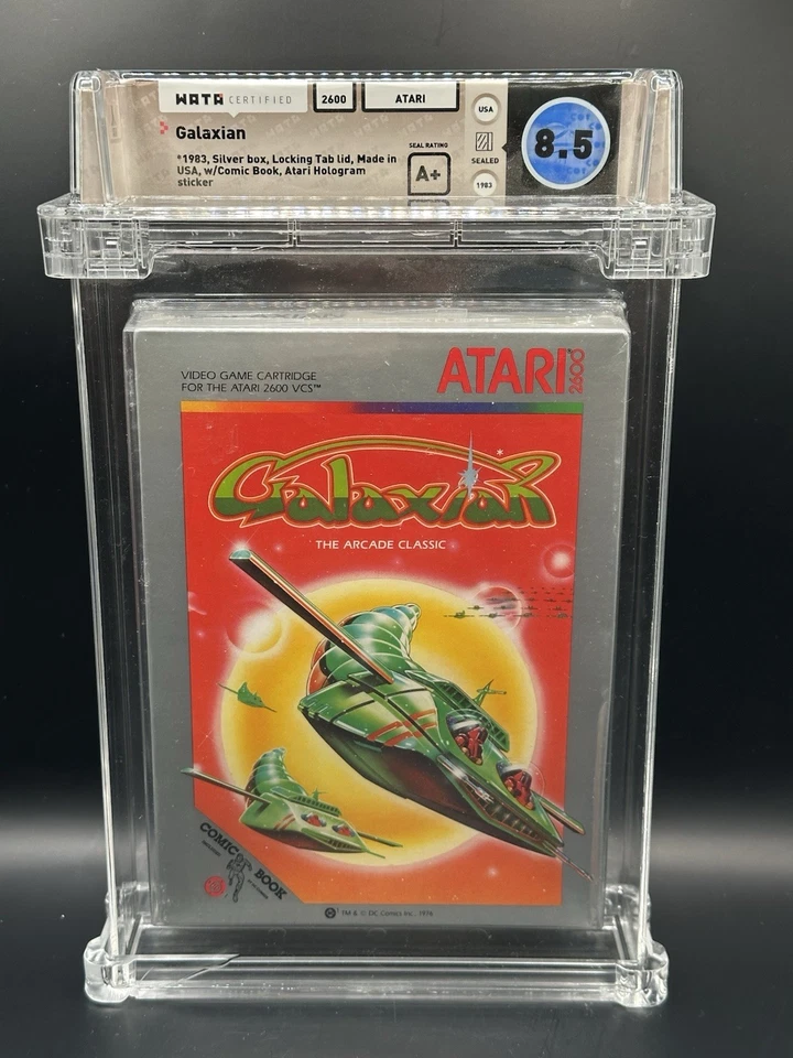 Atari 2600 Galaxian 8.5 A+ - New -sealed - Graded - Wata - Image 1 of 4