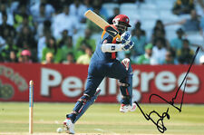 Hand Signed Geniune BRIAN LARA West Indies Cricket Legend 12x8" photo - COA -