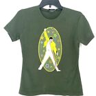 Queen Freddie Mercury T-shirt The Show Must Go On Green Top Large T-34 Clothing