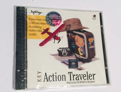 Key Software Action Traveler Softkey Platinum CD For Windows New Sealed - Image 1 of 4