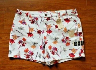 Новые с ценниками яркие цветочные шорты с цветочным принтом St Johns Bay Plus размер 18 - Изображение 1 из 4