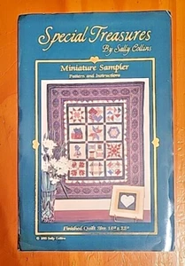 Special Treasures Mini Sampler Quilt PATTERN Sunbonnet Sue Spool Bear Paw New 93 - Picture 1 of 7