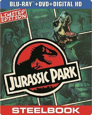 Jurassic Park (Blu-ray/DVD, 2014, 2-Disc Set, Steelbook) Digital Foto 1 de 1