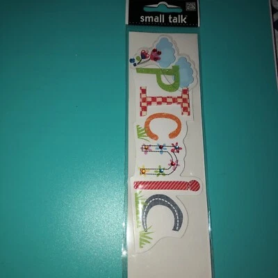Новая этикетка для скрапбукинга Small Talk Dimensional Picnic - Изображение 1 из 3