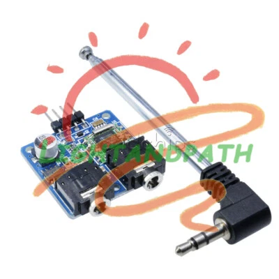 TEA5767 FM Stereo Radio Module for Arduino 76-108MHZ With Cable Antenna - Image 1 of 4
