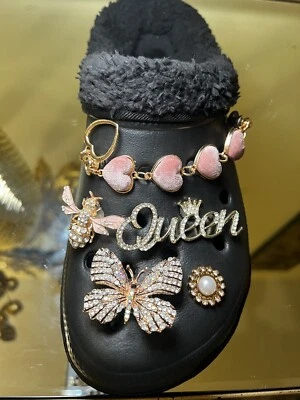 Juego de Dijes para Zapatos Mariposas EXTRA GRANDES Compatible con Cocodrilo Foto 1 de 3