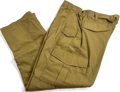 PANTALONE TATTICO NUOVO SENZA ETICHETTE UOMO 30x32 PROPPER F5251 UNIFORME RIP STOP COYOTE TAN 30x32 - Immagine 1 di 2