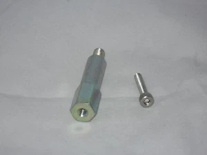RARE DEMODA WHEEL RIM CENTER CAP EXTENDER SCREW THREADED ADAPTER 53mm - Picture 1 of 2