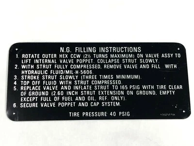 Cessna Placard 5300181-106 - Image 1 of 2