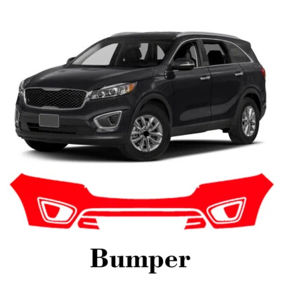 Front bumper PreCut PPF Paint Protection Film For KIA Sorento 2016-2018 - Image 1 of 4
