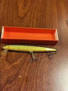 One VINTAGE Kasin Tehty Palsa Floating Minnow Lures w/ Boxes - FINLAND - Picture 1 of 12