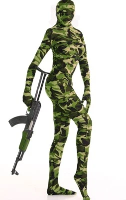 Lycra Ganzanzug Catsuit Overall Camouflage - Bild 1 von 4