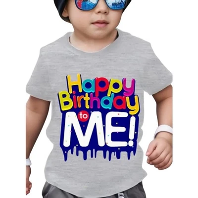 Linda Camiseta Estrella de Cumpleaños para Niños Pequeños - 18-24 Meses "Feliz Cumpleaños a Mí" Foto 1 de 4