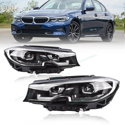 LED Headlight Adaptive For 2019-2021 BMW 3 Series G20 G21 330i Driver Passenger Foto 1 de 4