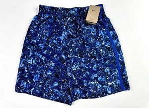 Nike Dri-FIT Multi Older Boys Training Short Game Royal Speckled Woven Sz XL NWT - Picture 1 of 5
