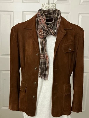 Ralph Lauren Collection Purple Label Woman's Suede Jacket, Size 6 - Image 1 of 4