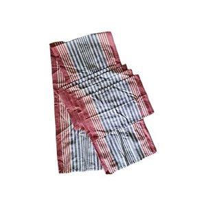SET/Cynthia Rowley 4-PLACEMATS 1-RUNNER Country Stripe Red White Blu COTTON NWOT - Picture 1 of 4